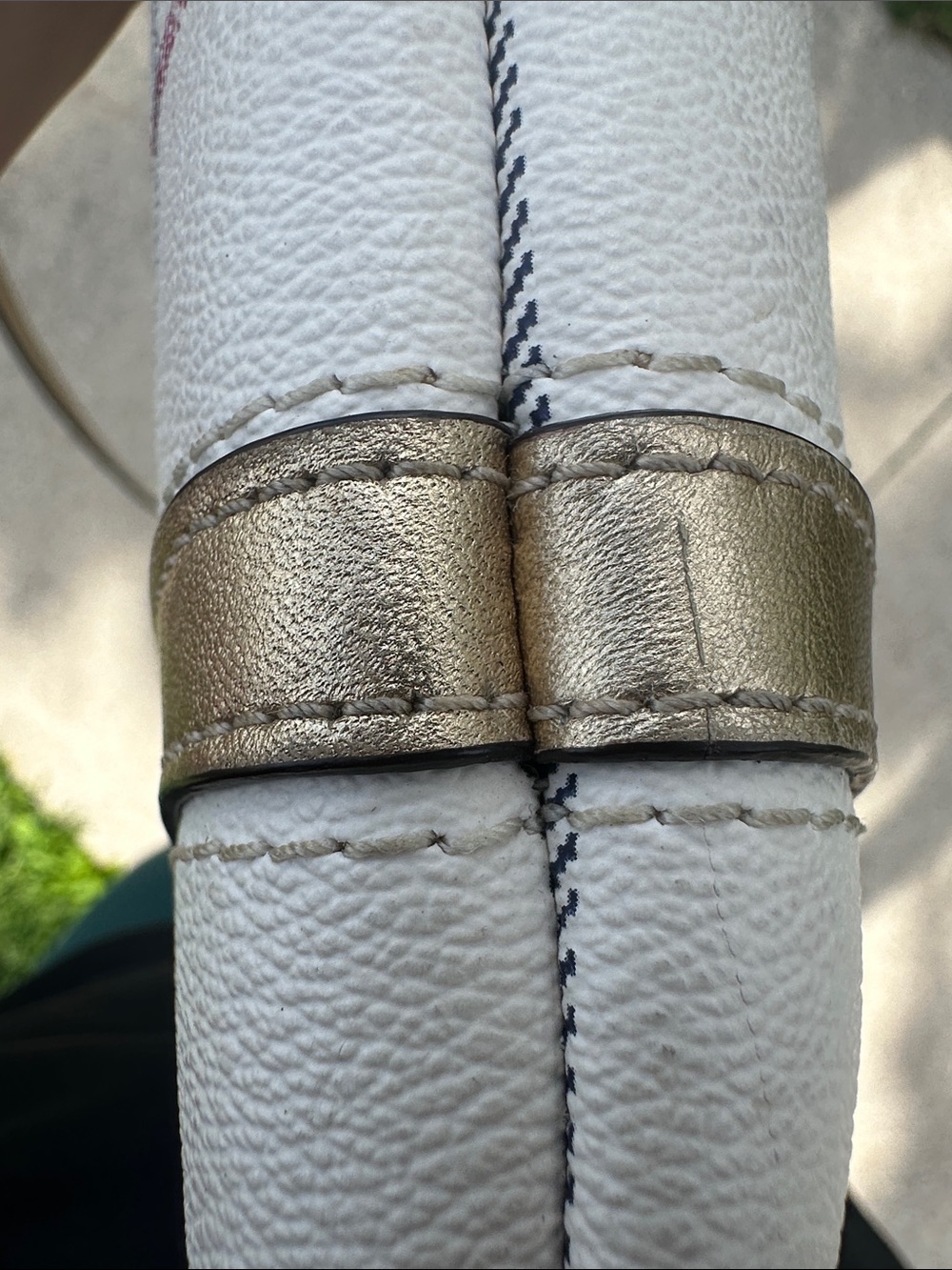 Coach White Multicolor Plaid Crossbody with Gold Accents - Picture 13 of 16